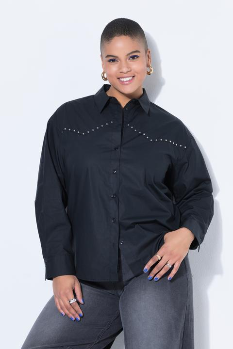 Actual product image Studio Untold Shirt, oversize shape, decorative rivets (54, 56)