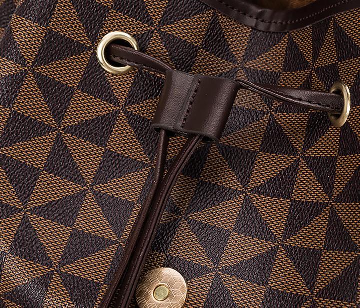 Produktbild Only-Bags.Store Veganer Lederrucksack, Brauner Rucksack, Vegane Ledertasche, Lederrucksack