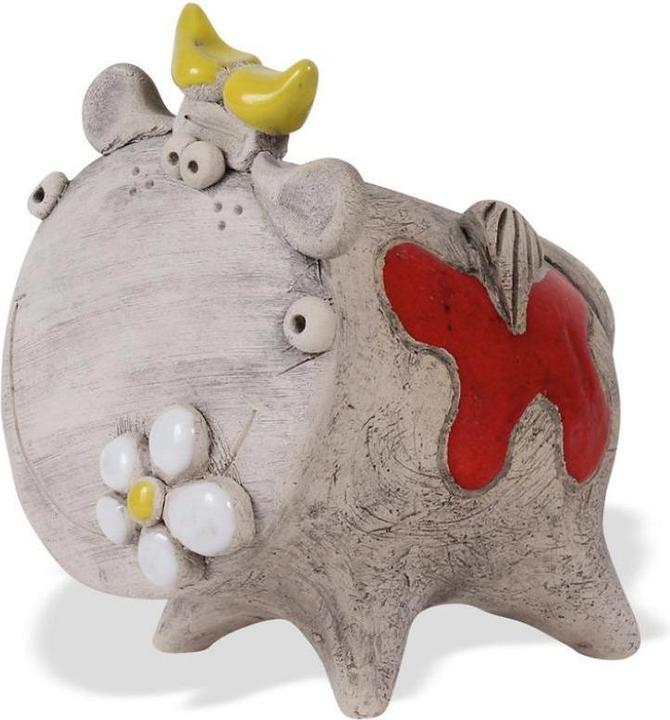 Actual product image Seyko Geschenke 220102 - Money box cow Frieda, red, 11 cm