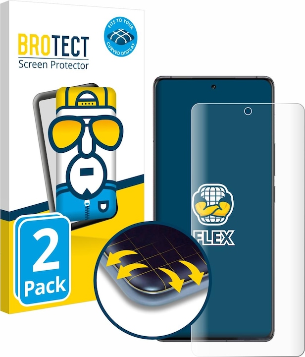 Actual product image BROTECT Full-Cover Protector (2 Piece, Vivo iQOO 12 Pro)