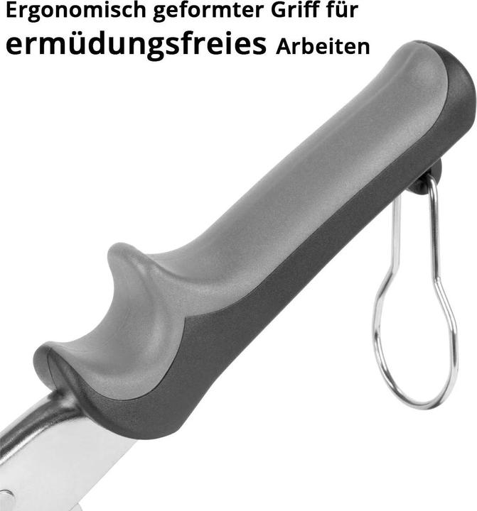 Immagine prodotto Stahlwerk Set di pinze per occhielli da 10 mm con foratura e 125 occhielli in acciaio temprato (215 mm)