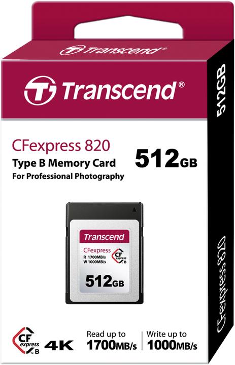 Productafbeelding Transcend TS512GCFE820 (512 GB, CFexpress type B)