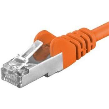 PremiumCord SP6ASFTP010E Netzwerkkabel Orange 1 m Cat6a S/FTP (S-STP) (S/FTP, CAT6a, 1 m), Netzwerkkabel