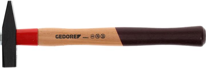Produktbild Gedore 600 H-200 Schlosserhammer ROTBAND-PLUS mit Hickorystiel, 200 g (200 g)