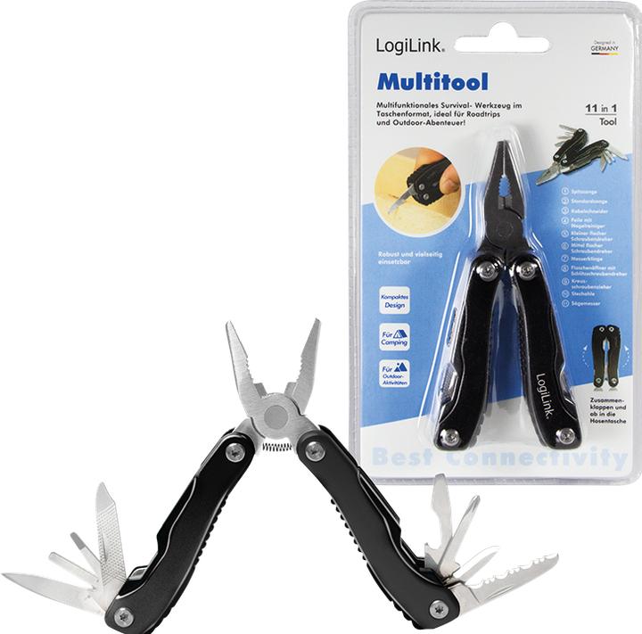 Produktbild LogiLink WZ0044 - Multitool (11 Funktionen)