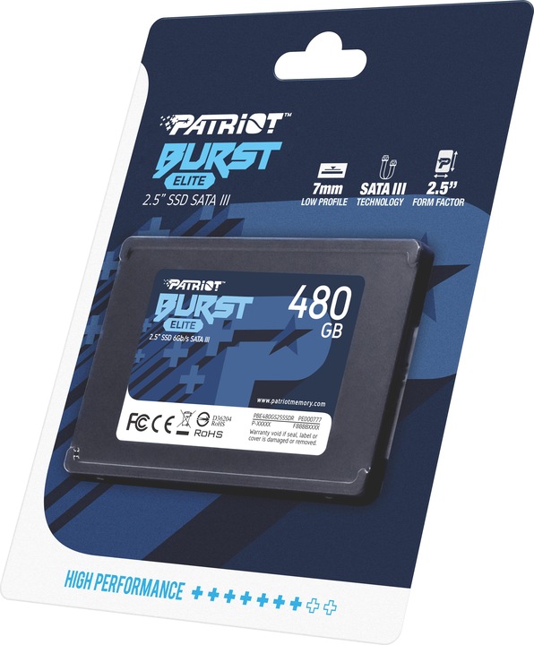 Produktbild Patriot Burst Elite Serial ATA III (480 GB, 2.5")