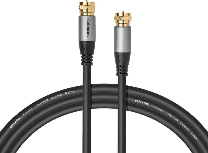 Celexon F-Stecker Sat Antennenkabel 7,5m - Professional Line (Antennenkabel)