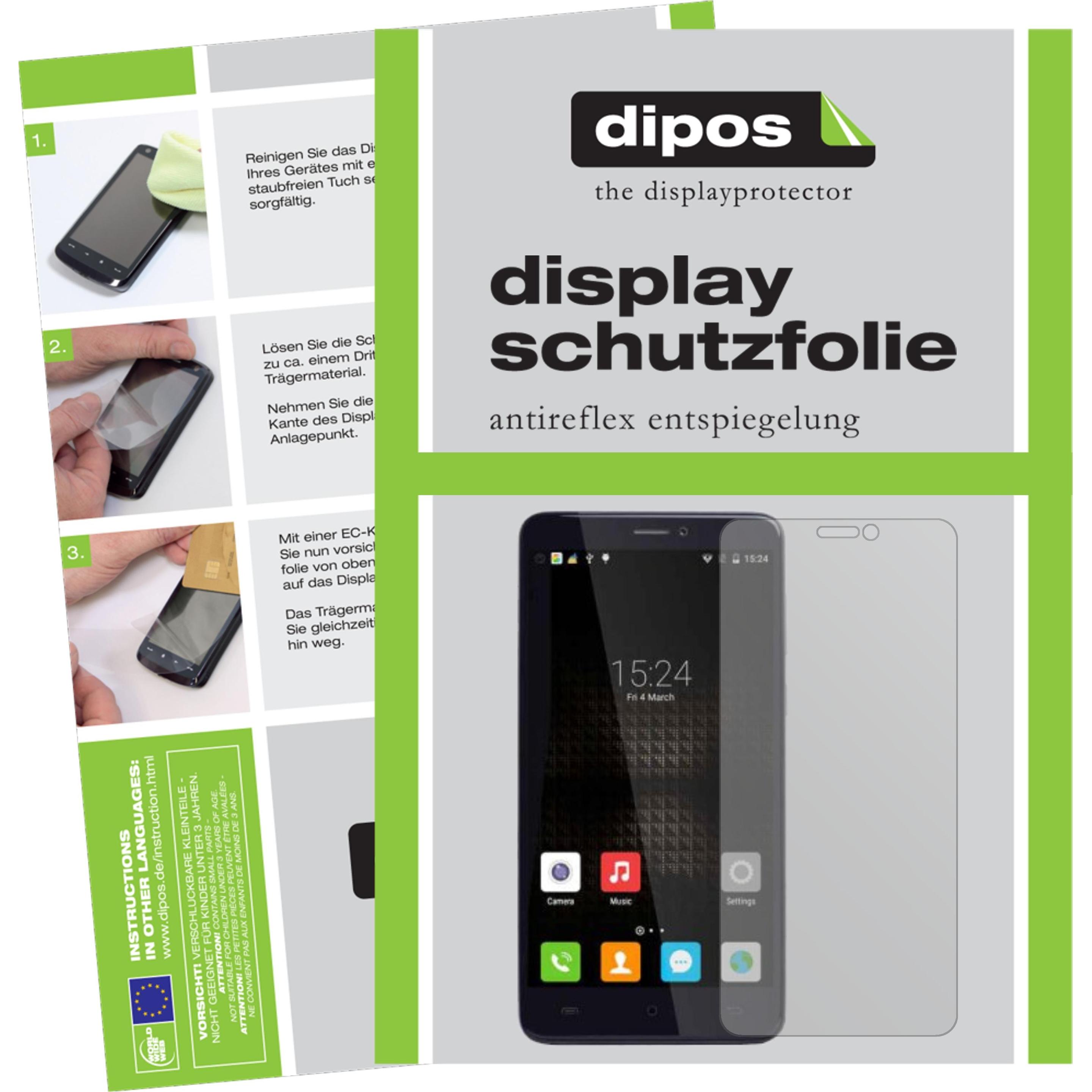 Dipos Displayschutzfolie Antireflex (6 Stück, Cubot Max), Smartphone Schutzfolie, Transparent