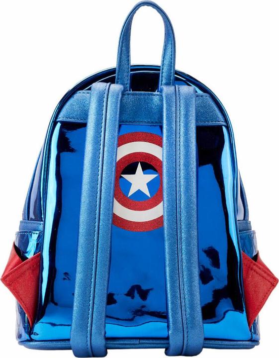 Image du produit Loungefly : Marvel Shine Captain America Cosplay Mini Backpack