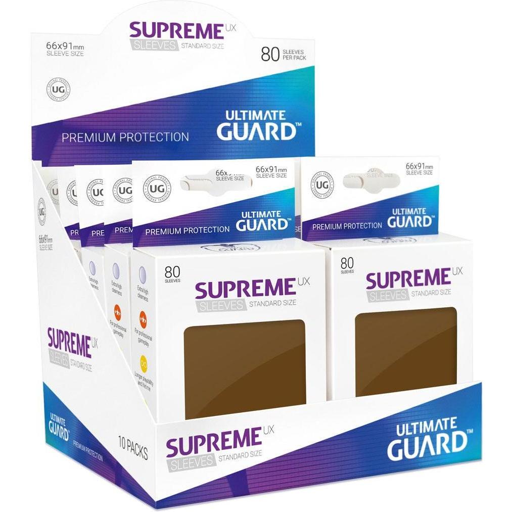 Thumbnail - Ultimate Guard UGD010547 - Supreme UX - 80x Kartenhüllen, Standardgrösse, Braun