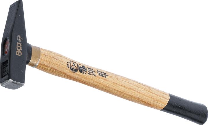 Produktbild BGS Schlosserhammer Holz-Stiel DIN 1041 200 g (200 g)