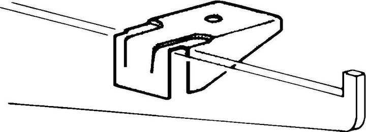 Actual product image Element-System Aufsteckhalter