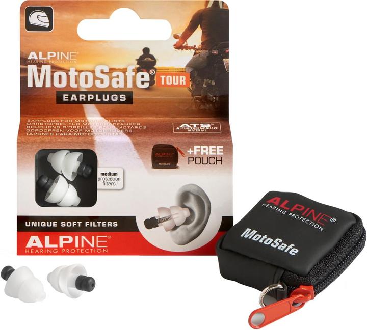 Image du produit Alpine MotoSafe Tour, bouchons d'oreille (2 x)