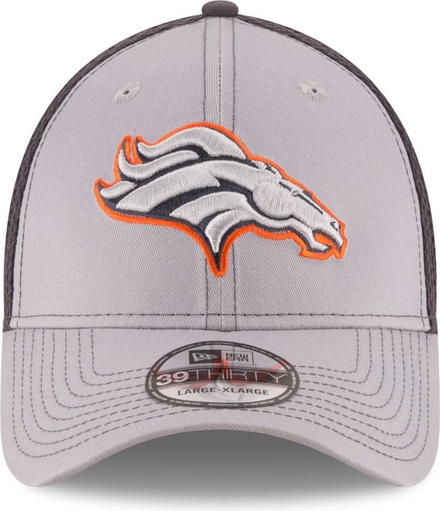 Actual product image New Era 39Thirty Stretch Mesh Cap - Denver Broncos - M/L (M/L)