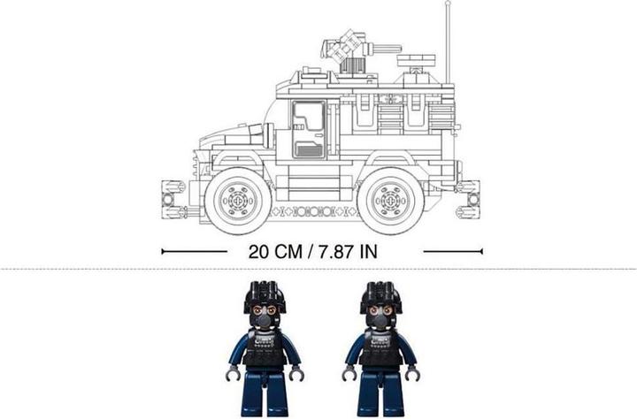 Image du produit Sluban CONSTRUCTOR POLICE CAR 412PCS M38-B1168