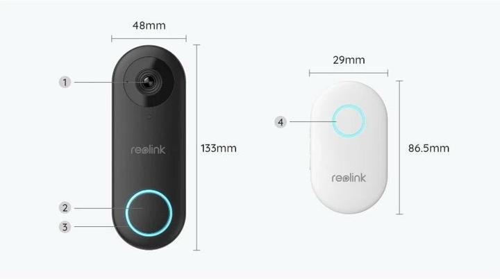 Image du produit Reolink Doorbell vidéo Wifi (Sans fil)