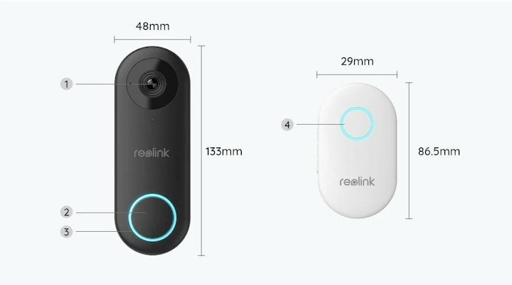 Image du produit Reolink Doorbell vidéo Wifi (Sans fil)