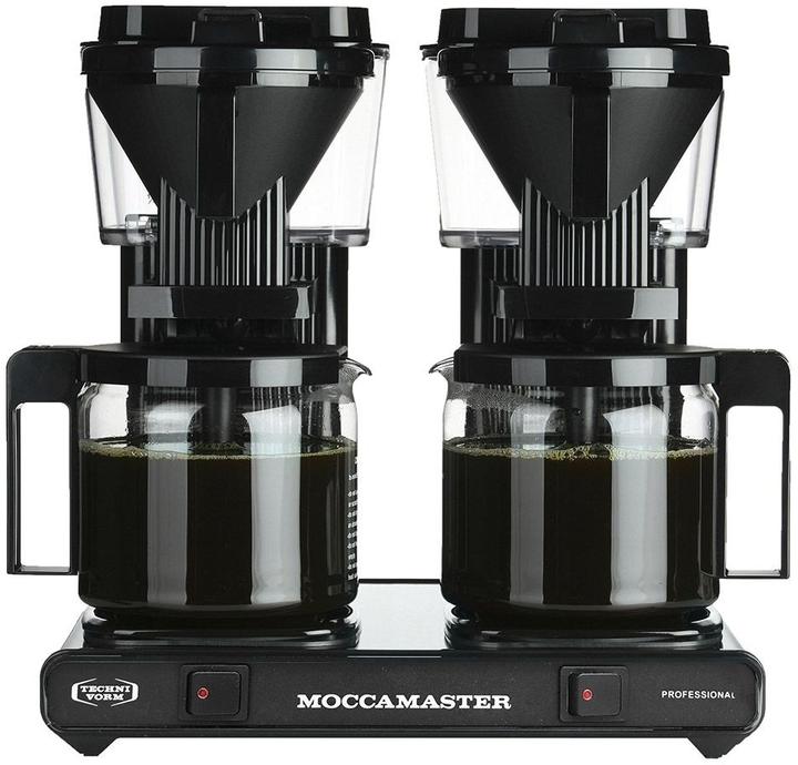 Produktbild Moccamaster Doppelkaffeemaschine Glas KBG744 Schwarz (EU-Stecker)
