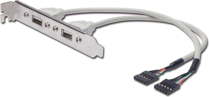 Digitus USB Slotblechkabel,0.25m