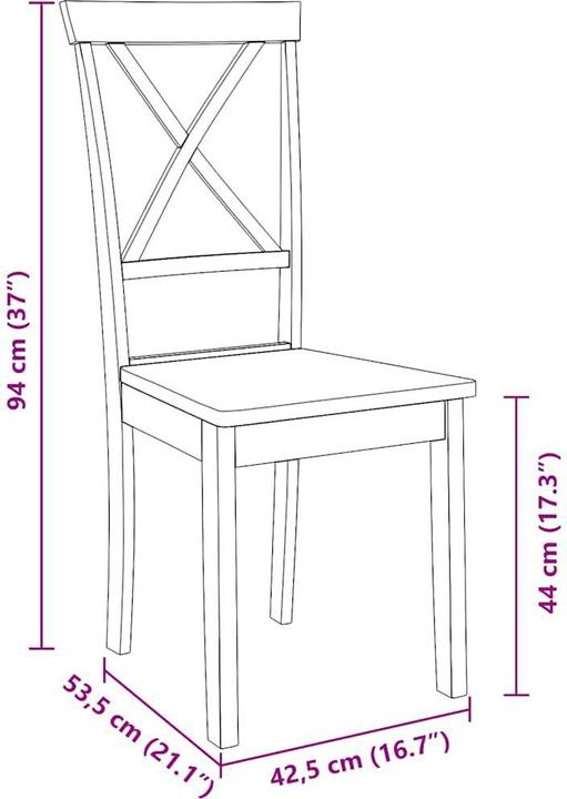 Image du produit vidaXL Esszimmerstuhl