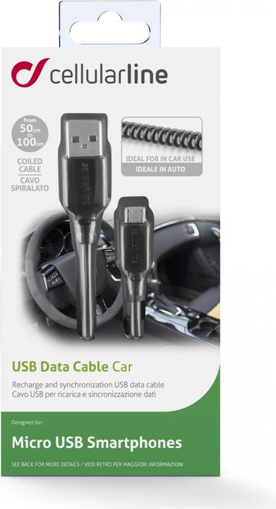 Actual product image Cellularline Car (1 m, USB 2.0, 5 W)