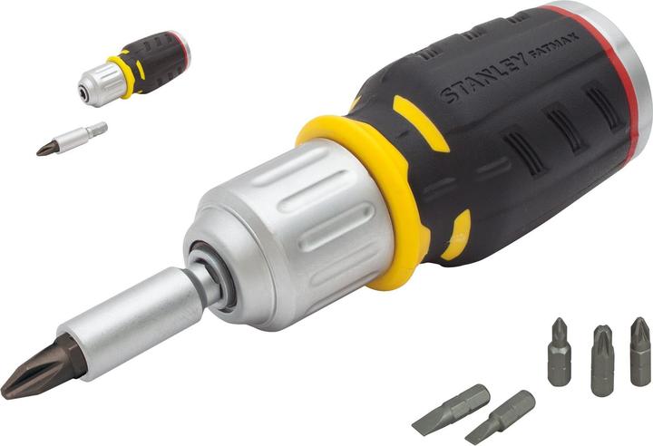 Produktbild Stanley Stan Bit-Schraubendr.-Set FatMax 6 Bits FMHT0-62688 (Phillipps-Kreuzschlitz (PH), Schlitz)