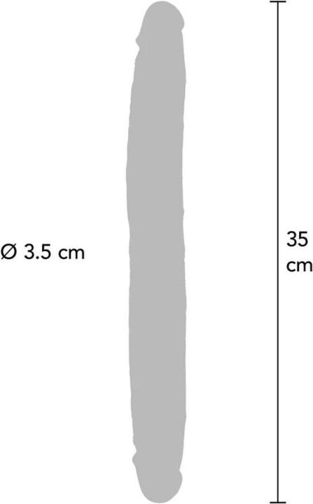 Produktbild ToyJoy Foreskin Double Dong Silicone 35 cm