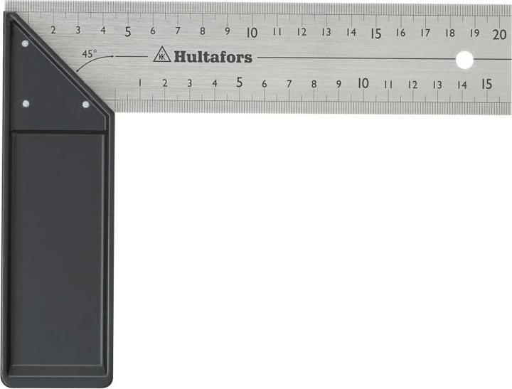 Actual product image Hultafors Vinkel 20cmanslag i aluminiumrustfri blade 1,5x45mm