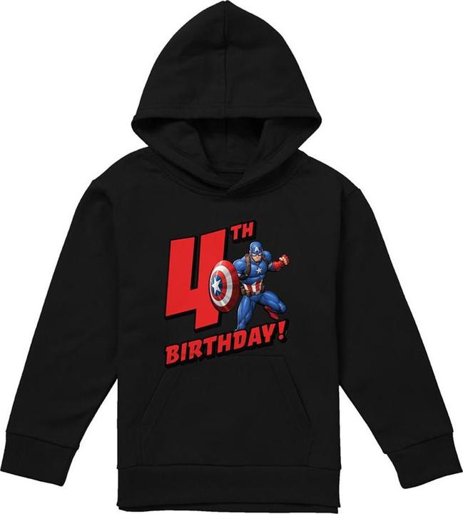 Image du produit Captain America - Sweat à capuche 4TH BIRTHDAY - Enfant (116)