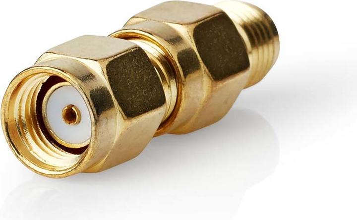Produktbild Nedis SMA Adapter | SMA-Stecker Reverse Polarity | SMA-Buchse | Vergoldet | 50 Ohm | Gerade | Kupfer (Antennenkabel)