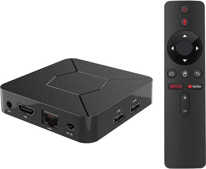 PhoneLook Smart mini Android TV Streaming Box Q5 HDMI 4K Ultra HD + remote control and Miracast & Google (8 GB, Android 11)