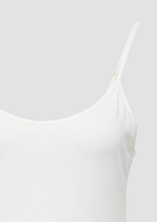 Produktbild S.Oliver T-Shirt Spaghettiträger-Top im Slim Fit aus Viskosemix (48)