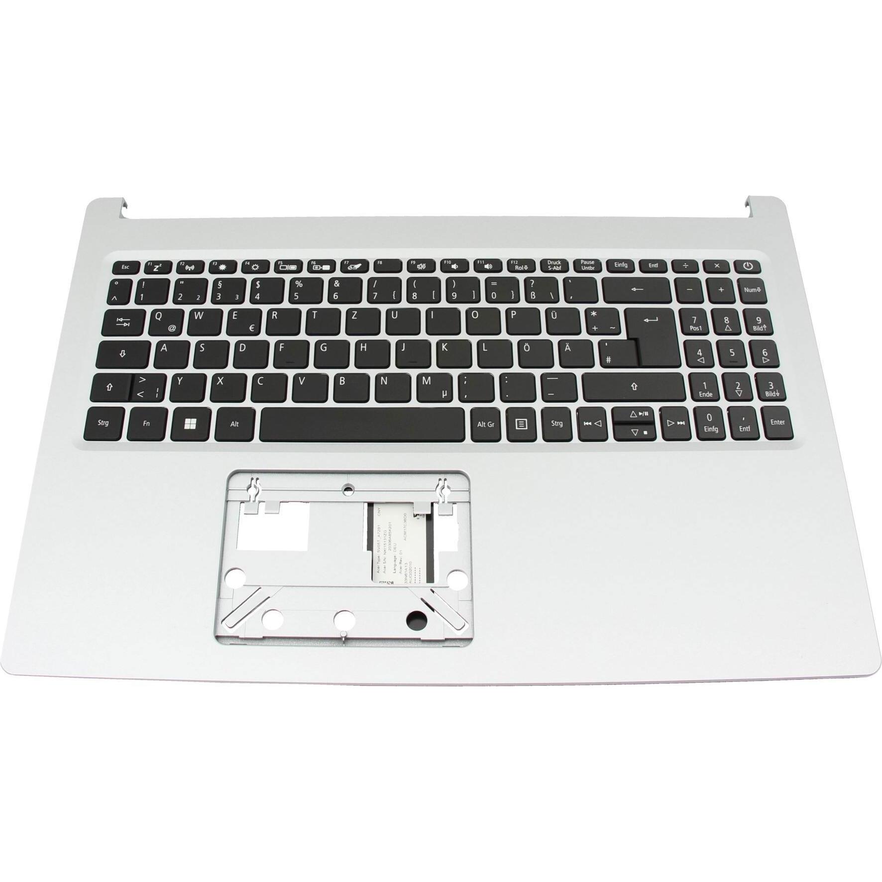 Acer 6BHVUN70122, Notebook Ersatzteile, Schwarz, Silber