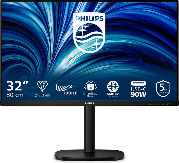 Produktbild Philips Monitor 32B2U3601/00, Bildschirmdiagonale: 32 ", Auflösung (2560 x 1440 Pixel, 31.50")