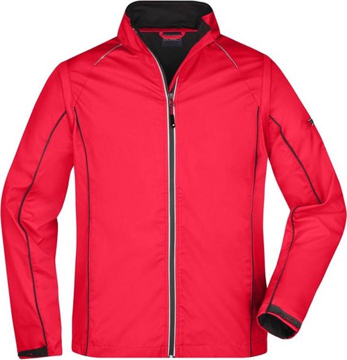 Actual product image James & Nicholson Mens Zip-Off Soft Shell Jacket (L)