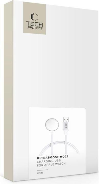 Image du produit Tech-Protect UltraBoost USB-A Inductive Charger for Apple Watch 1m - White