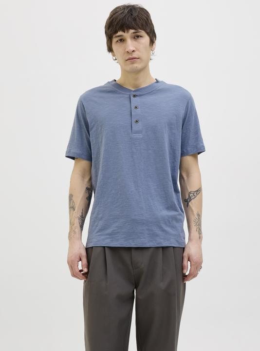 Produktbild Jack & Jones Einfarbig Mandarin Kragen T-shirt T-shirt (M)