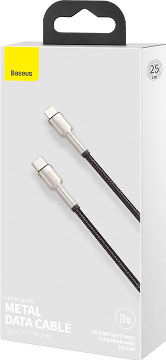 Produktbild Baseus USB C – Lightning (0.25 m, USB 2.0, 20 W)