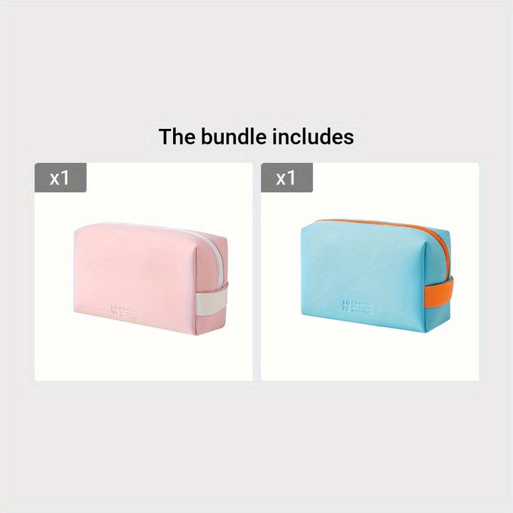 Actual product image Only-Bags.Store "Love" pattern cosmetic bag, waterproof simple make-up organiser bag, portable