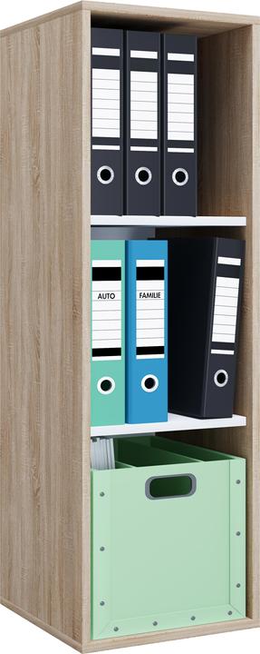 Produktbild VCM Holz Büroschrank Aktenregal Lona l 3 Fächer (35 x 37 x 110 cm)