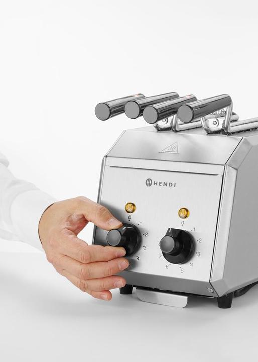 Actual product image Hendi Sandwich Toaster Stainless Steel 2-Piece 230V 12