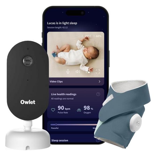 Owlet, Babyfoon, Droom Duo 3 (Video & Audio, 30 m)