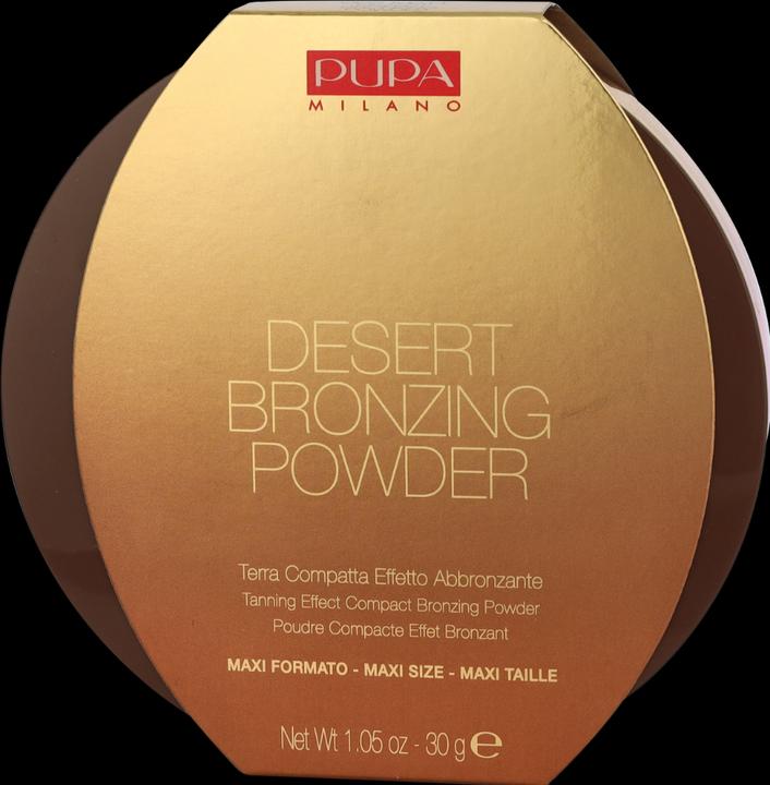 Actual product image Pupa Milano Pupa - Desert Bronzing Powder Bronzer 005 Light Sun Matt 30G (005 Light Sun Matt, Bronzer, 30 g)