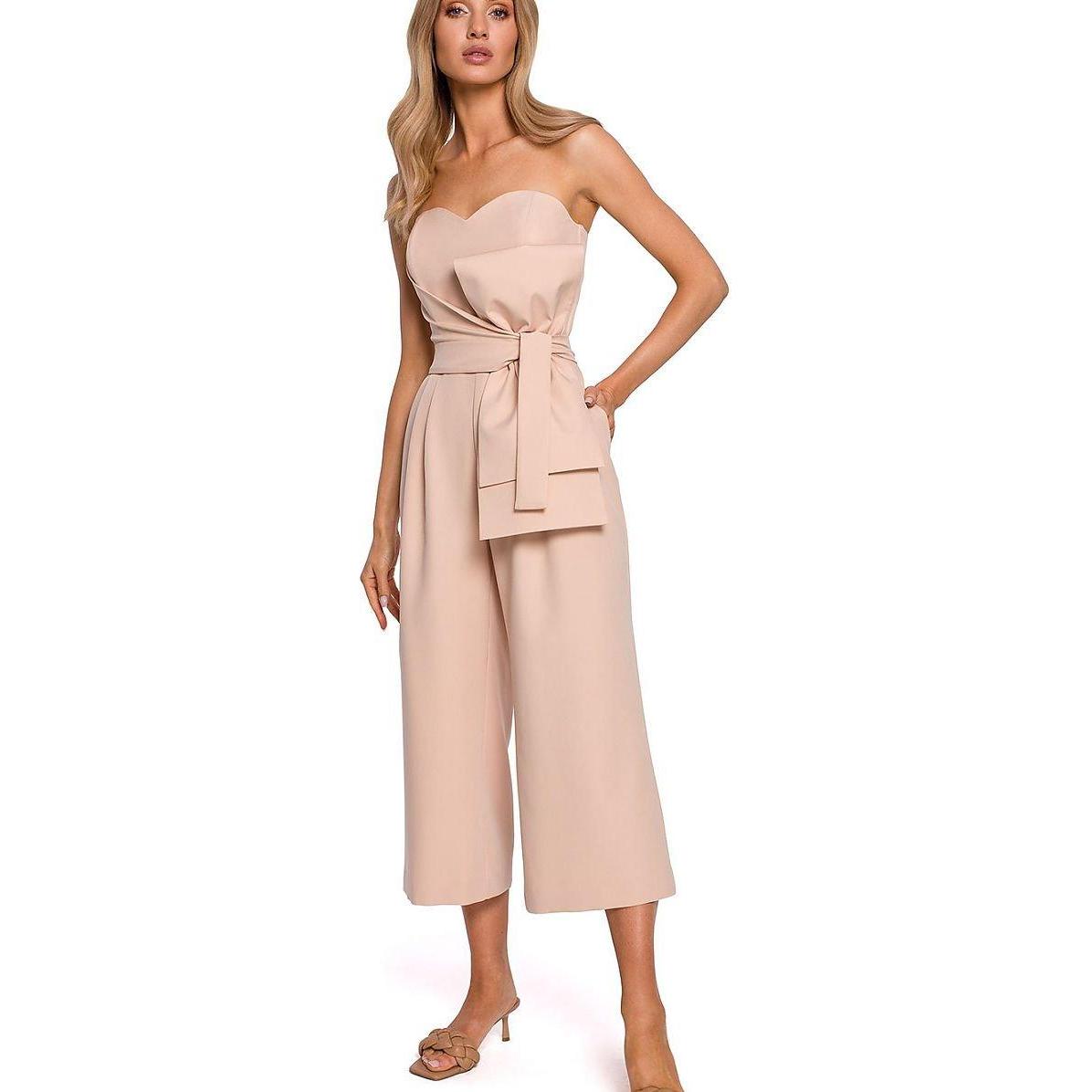 Made of Emotion, Damen, Jumpsuit, 905852, Beige, (XXL)