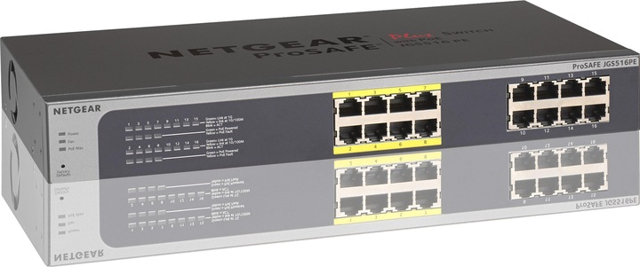 Produktbild Netgear Jgs516pe-100eus (16 Ports)