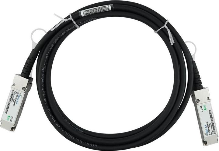 Actual product image BlueLAN Alcatel-Lucent OS6560-CBL-300 compatible DAC QSFP SC252501K3M30