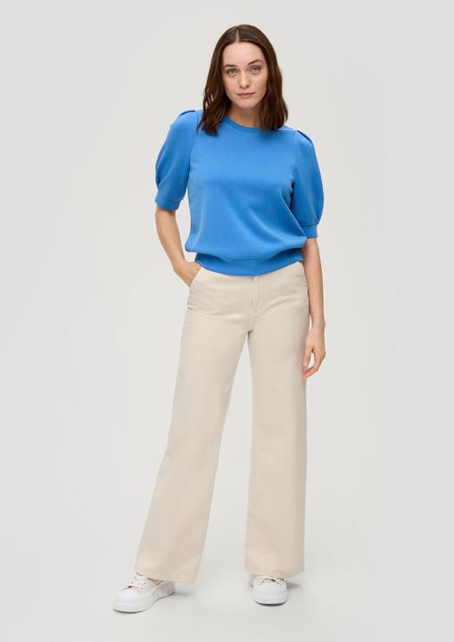 Produktbild s.Oliver Sweatshirt Kurzarm-Shirt aus Scuba (46)