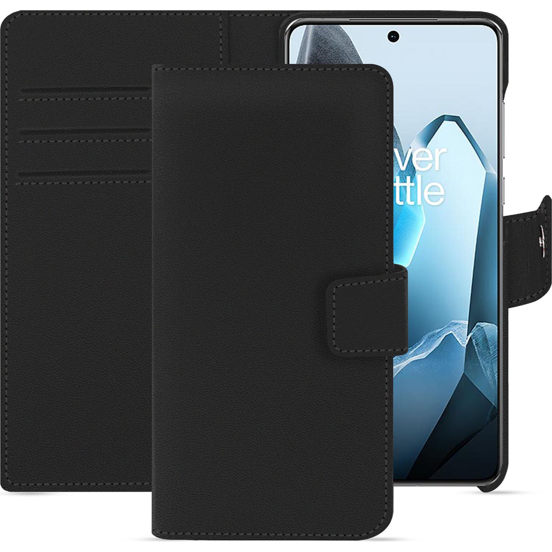 Noreve Lederschutzhülle Oneplus 13 (OnePlus 13), Smartphone Hülle, Schwarz