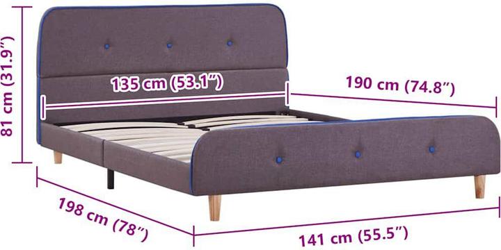 Produktbild vidaXL Niranjan (135 x 190 cm)