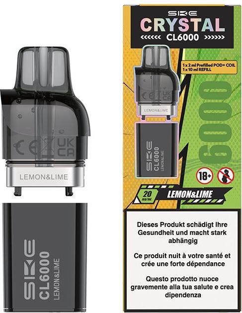 Image du produit SKE Crystal CL 6000 Refill Kit - Lemon & Lime (Citron vert, Pastèque)
